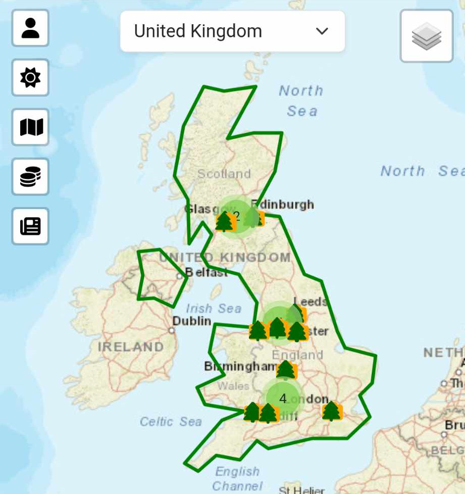 Gazetteer screenshot